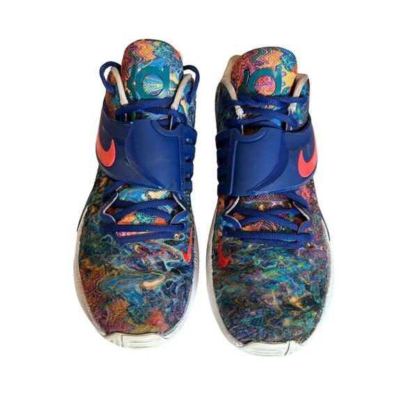 Nike Air KD 14 Kevin Durant Psychedelic Royal Blue CW3935-400 Mens Size 8.5 - Picture 5 of 13